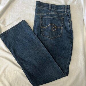Riders By Lee Mid Rise Straight Leg Jeans Size 22W M